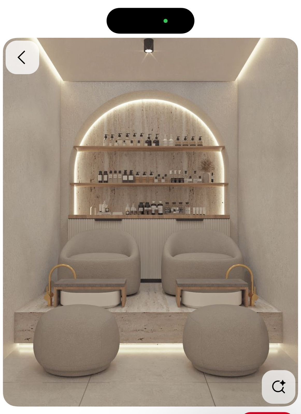 Relaxing Salon Atmosphere